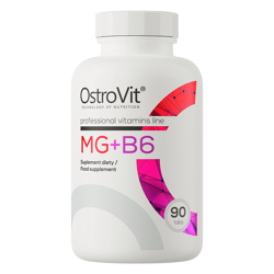 Mg + B6 – 90 Tablettes | Magnesium Citrate & Vitamine B6 Pour Énergie, Muscles & Bien-être
