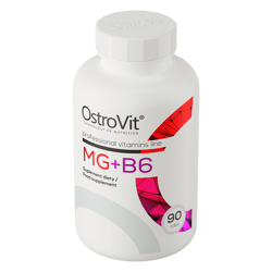 Mg + B6 – 90 Tablettes | Magnesium Citrate & Vitamine B6 Pour Énergie, Muscles & Bien-être