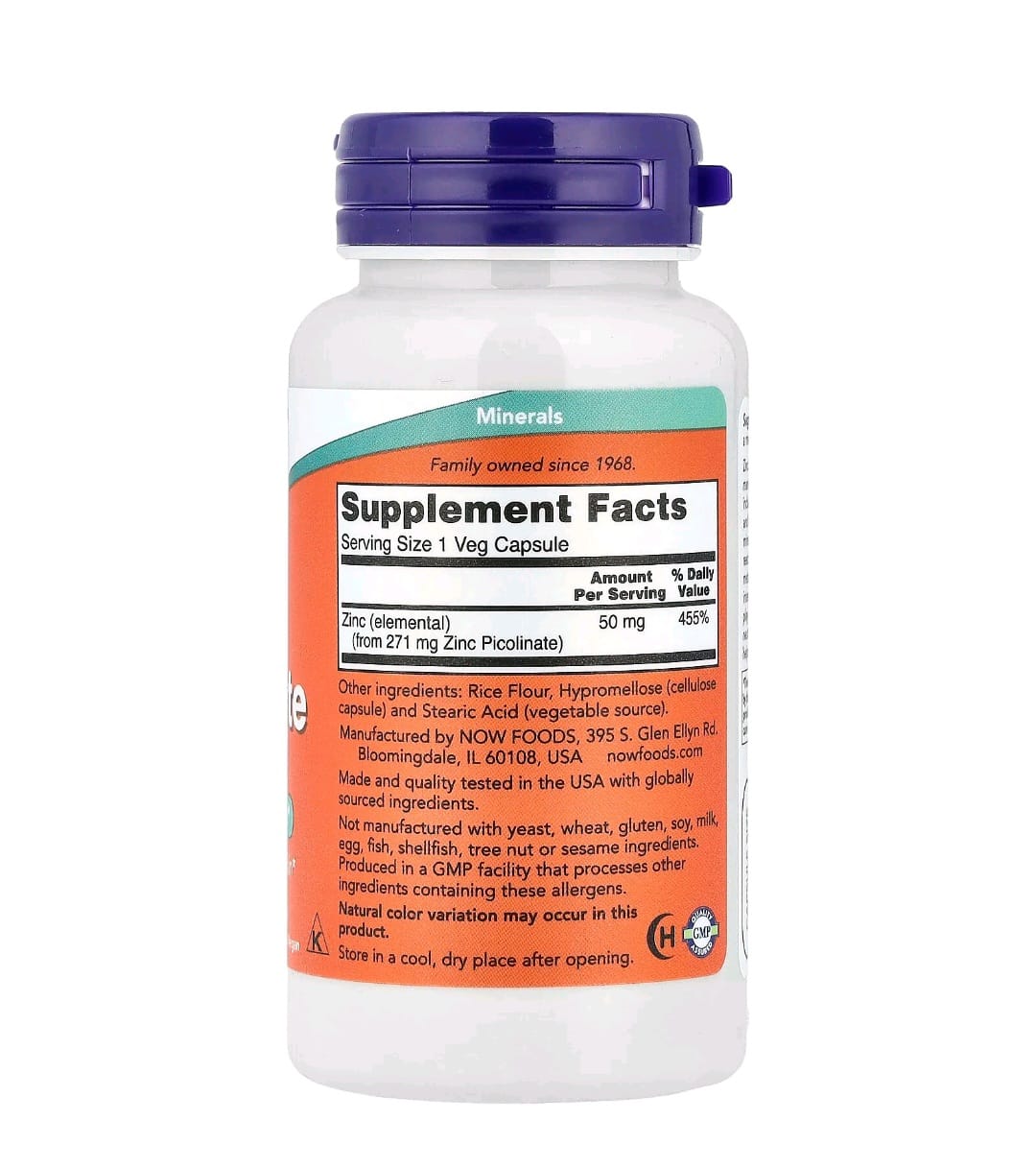 Zinc Picolinate 50 Mg – Haute Absorption – 120 Capsules Végétales thumbnail 3