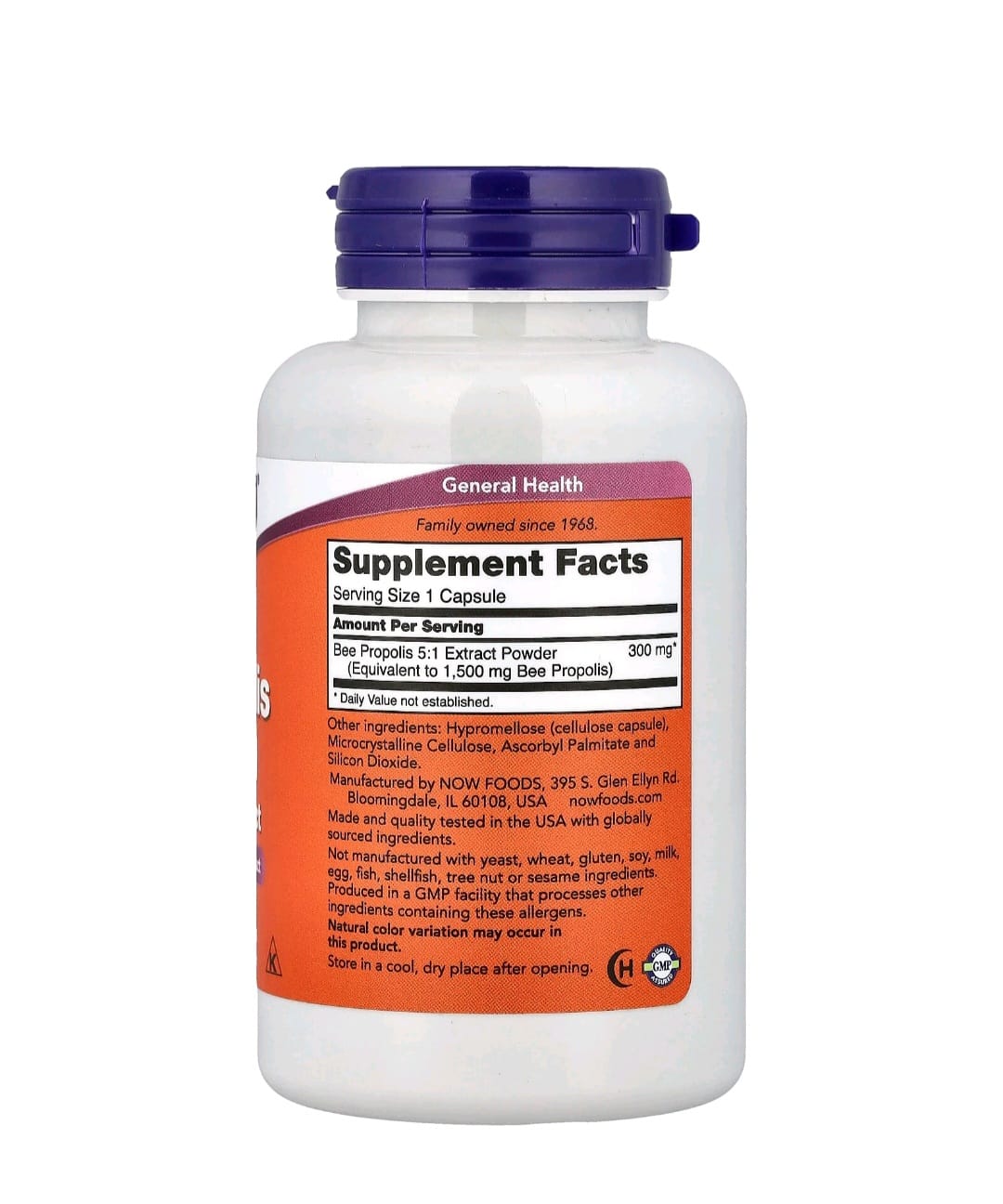 Propolis 300 Mg (1500 Mg Équivalent) – Défenses Naturelles – 100 Capsules