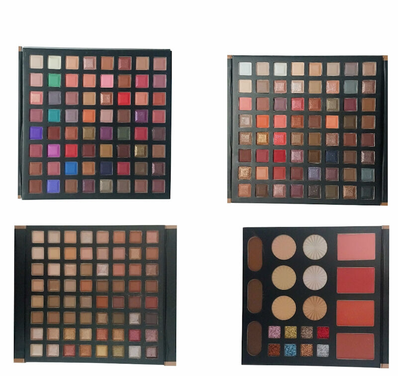 Palette De Maquillage Complète. 3d Hautement Pigmentées .213 Couleurs Visage Et Yeux. thumbnail 3