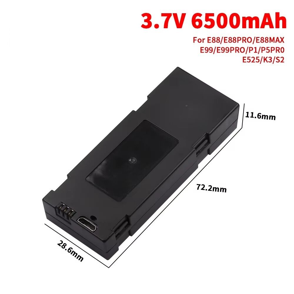 Batterie De Drone Rc 3.7v 6500mah