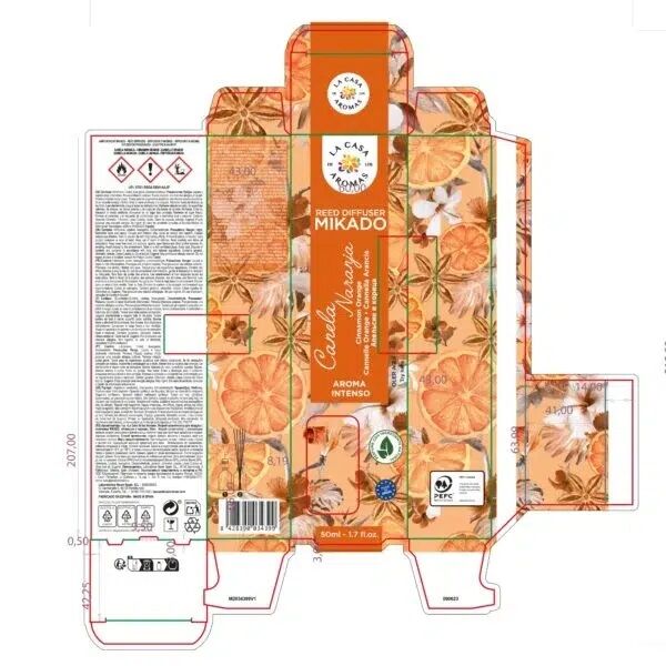 Diffuseur De Parfum À Bâtonnets - Cannelle Orange Intense thumbnail 3