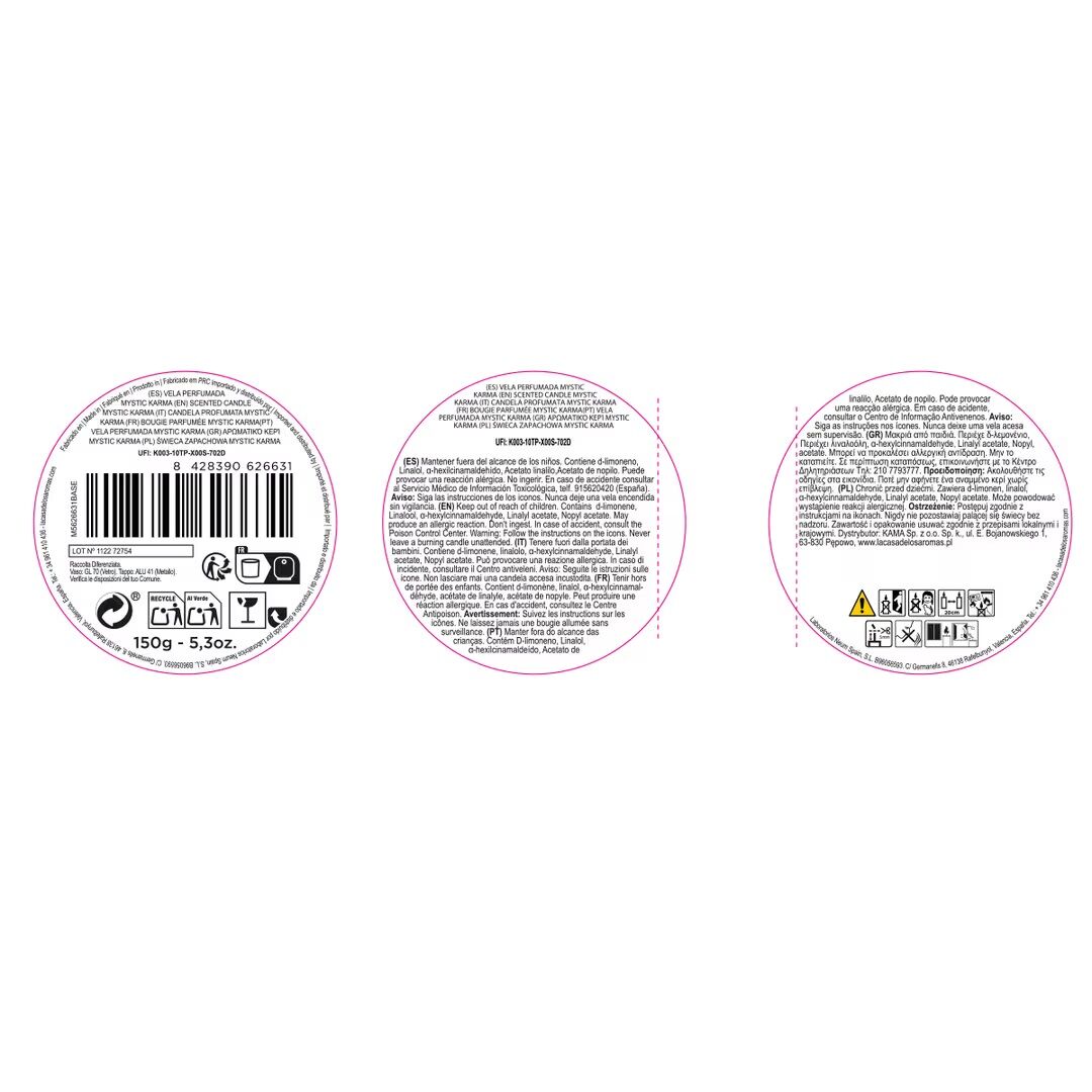 Bougie Parfumée - Karma Ginger Bergamot - 150g thumbnail 3