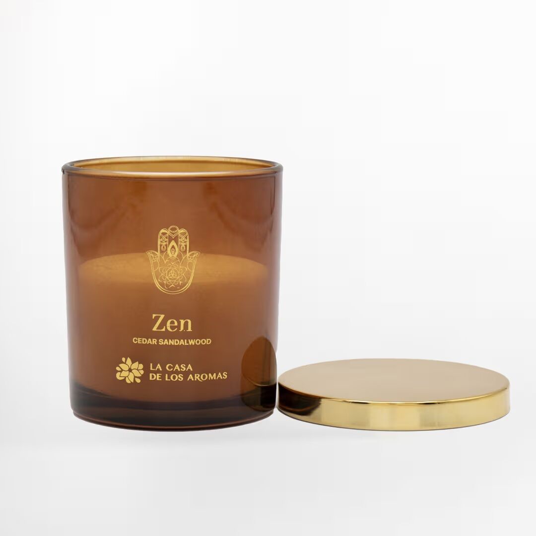 Bougie Parfumée - Mystic Zen - Cèdre Et Bois De Santal - 150g