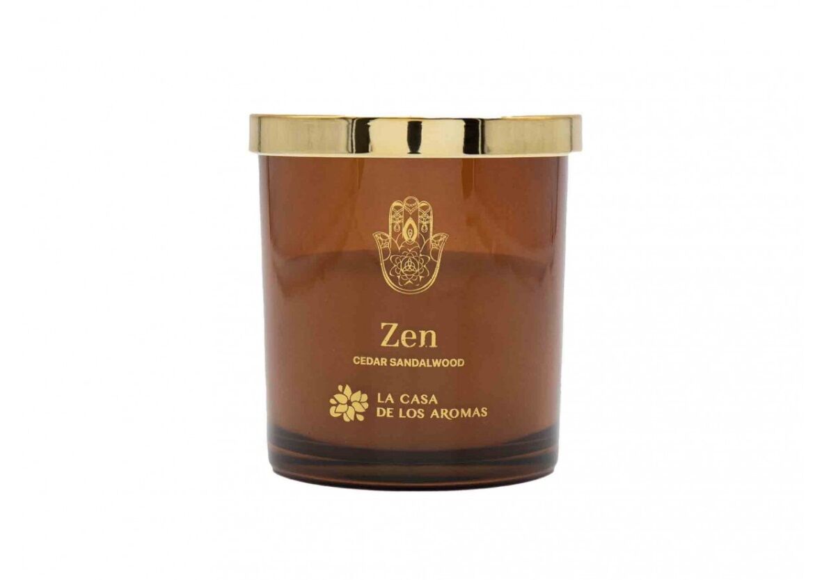 Bougie Parfumée - Mystic Zen - Cèdre Et Bois De Santal - 150g