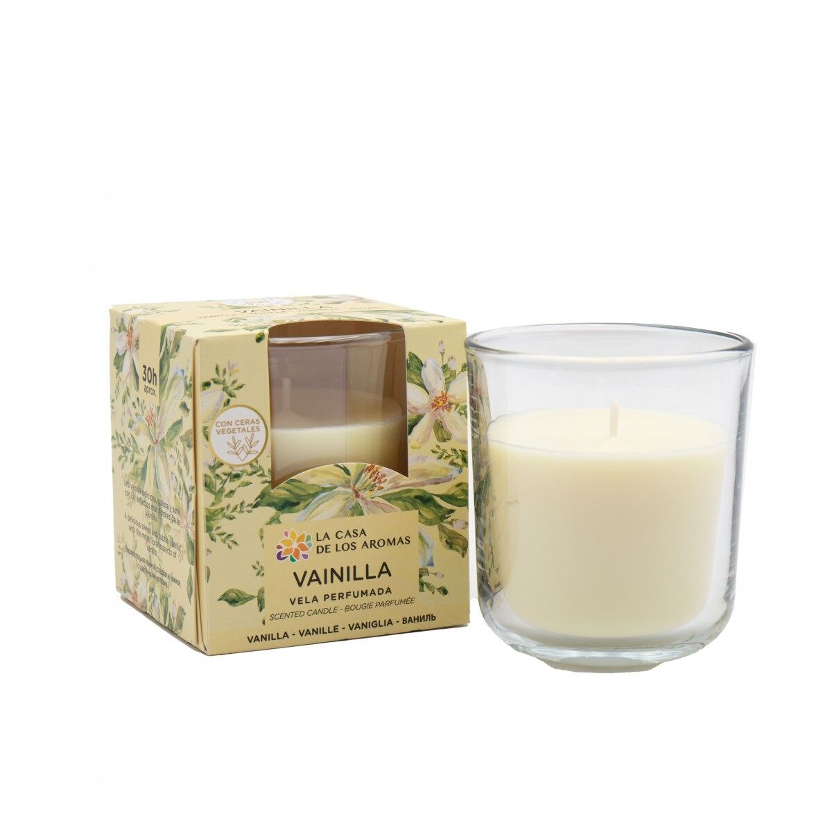 Bougie Parfumée Intense - Vanille - 140g