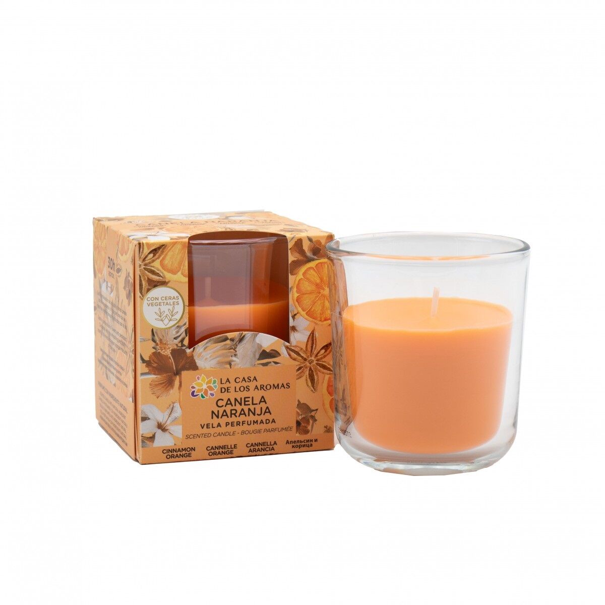Bougie Parfumée Intense - Cannelle Orange - 150g
