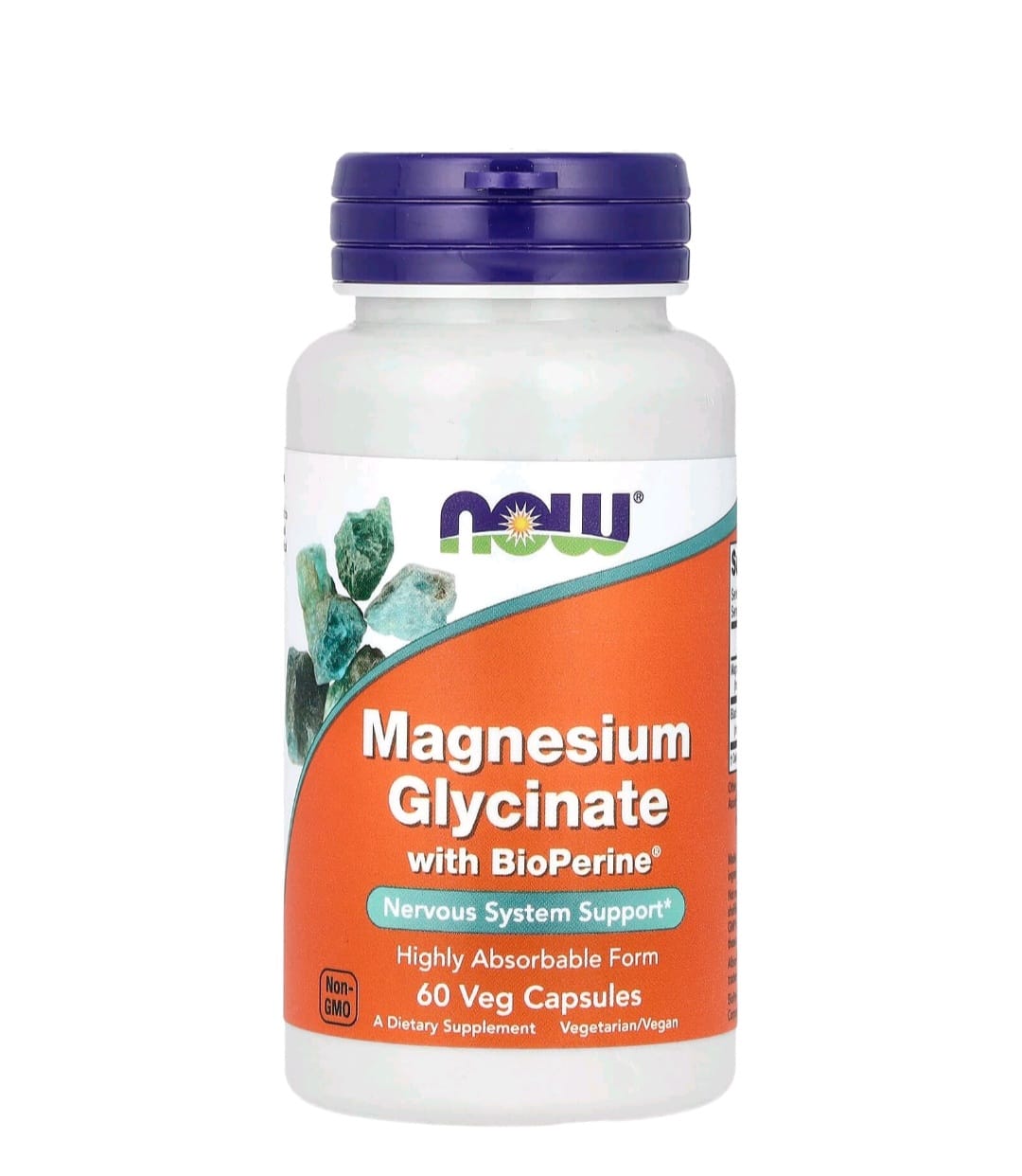 Magnésium Glycinate Avec Bioperine – 60 Capsules Végétariennes