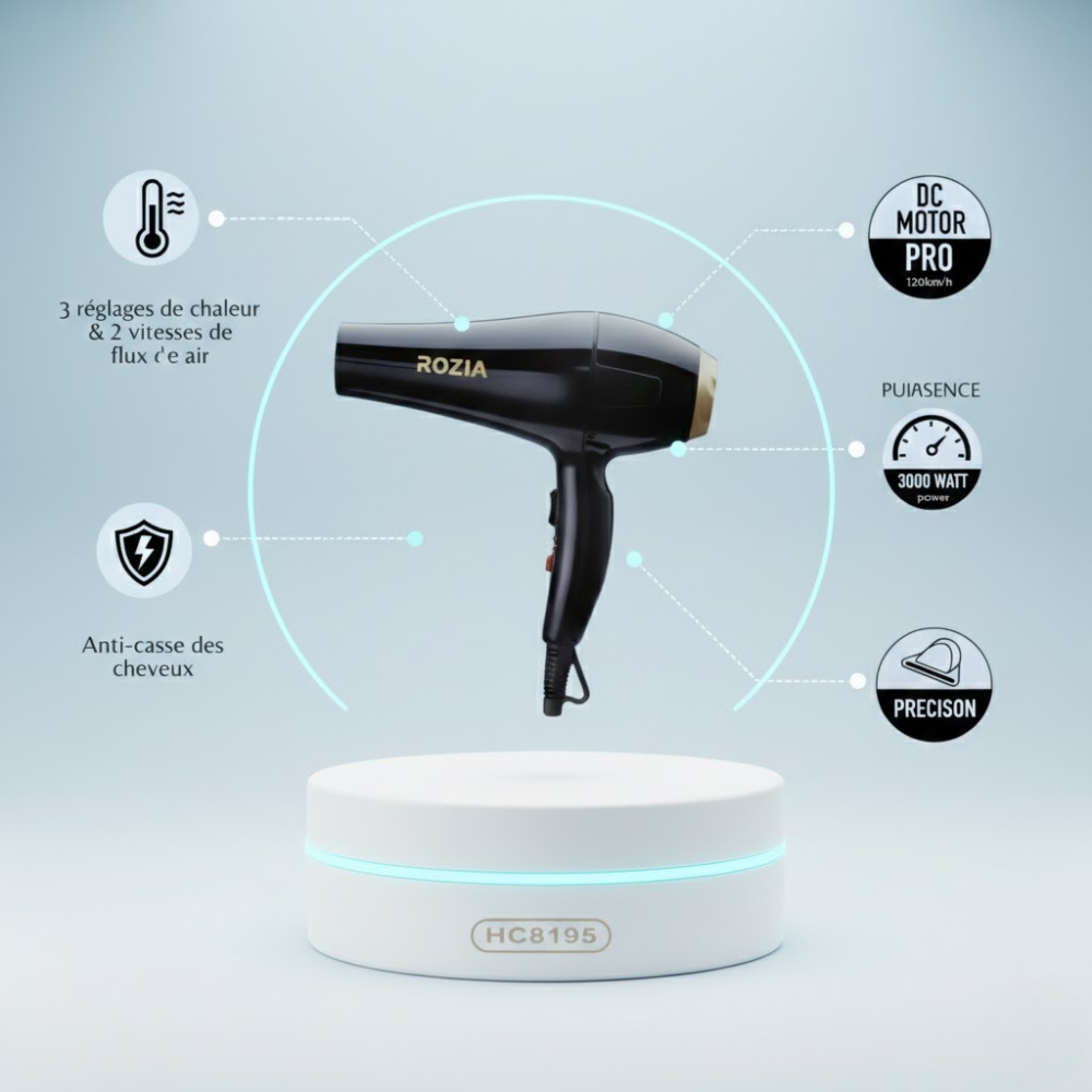 Seche-cheveux - Protection Maximale Des Cheveux
