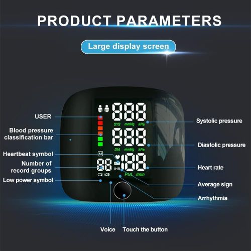 Tensiomètre Numérique Rechargeable, Mesure De La Tension Au Poignet