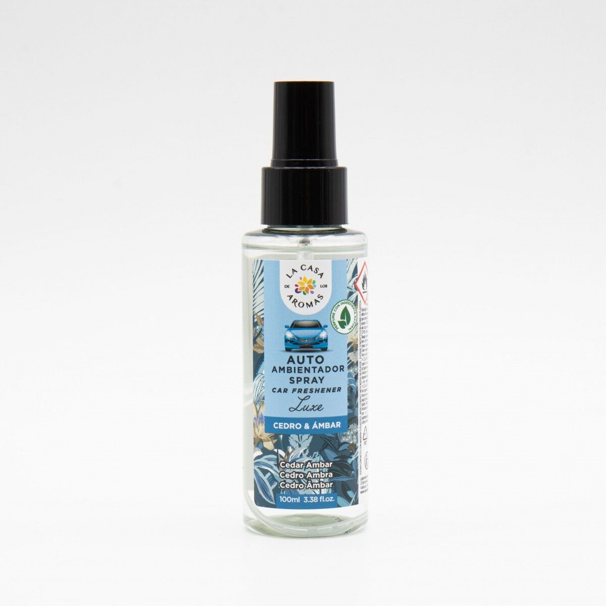 Spray Désodorisant Pour Voiture - Cèdre & Ambre - 100ml