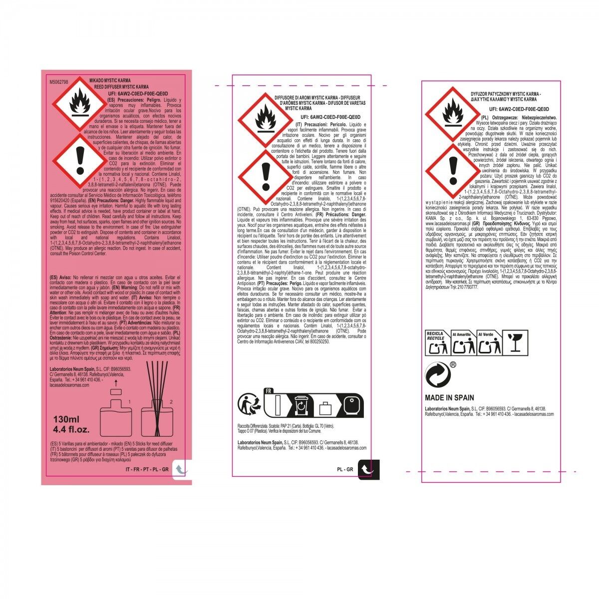 Diffuseur À Bâtonnets Mystic - Karma - 130m thumbnail 4