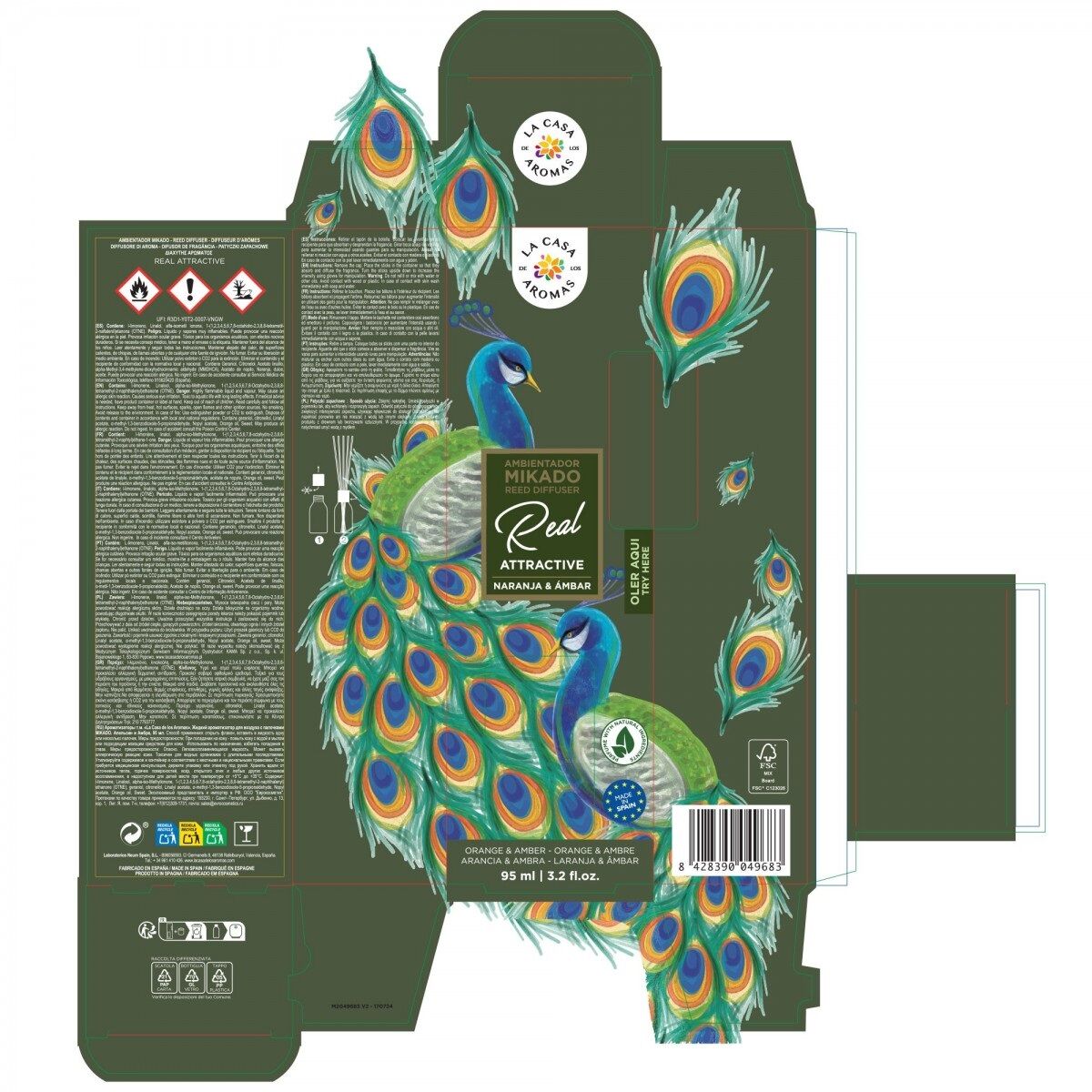 Diffuseur À Bâtonnets, Arômes Intenses - Real Attractive - 95ml thumbnail 3