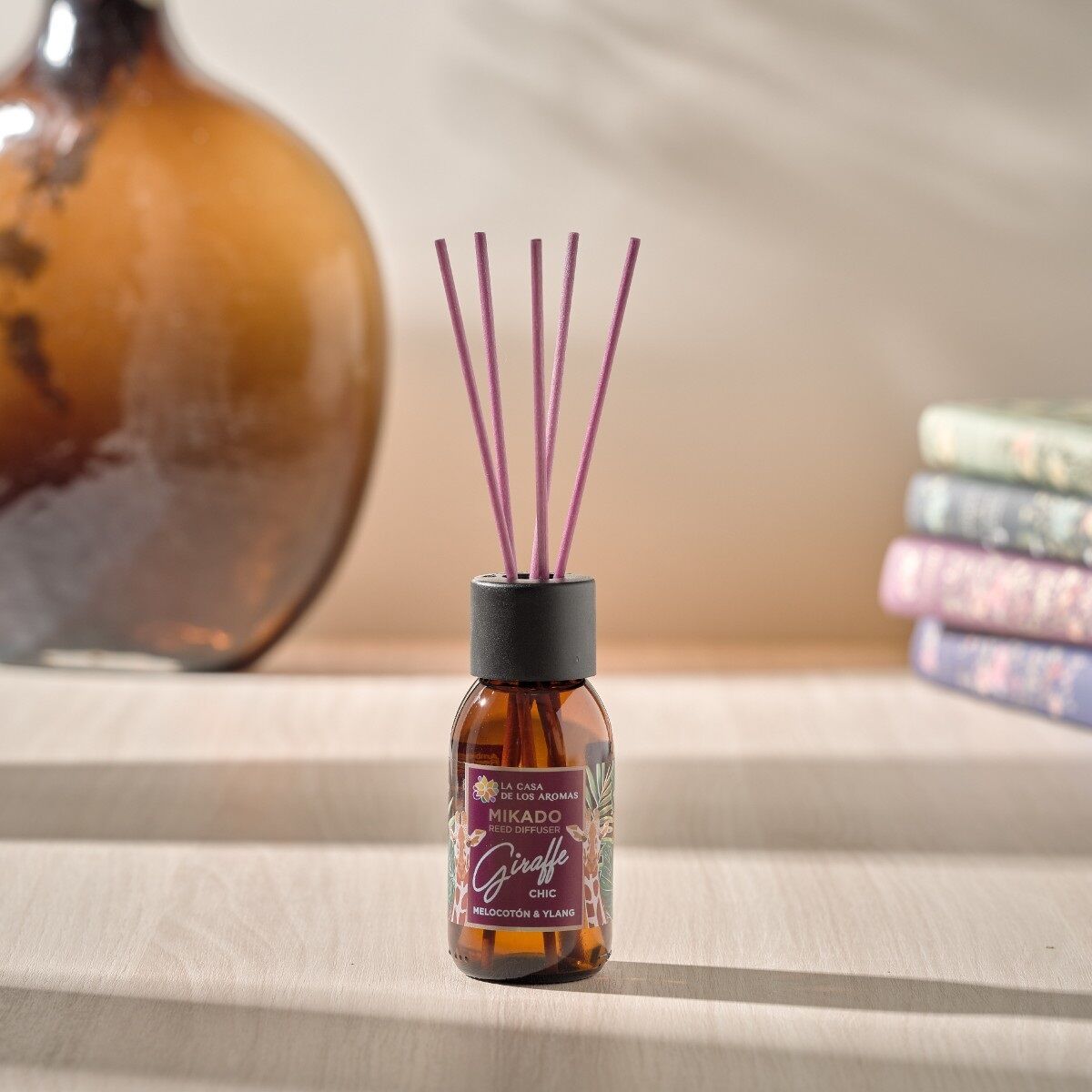 Diffuseur À Bâtonnets, Arômes Intenses - Giraffe Chic - 95ml