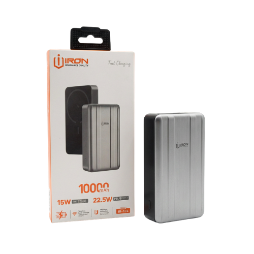 Batterie Externe Et Chargeur Sans Fil Iron Magsafe 10 000 Mah