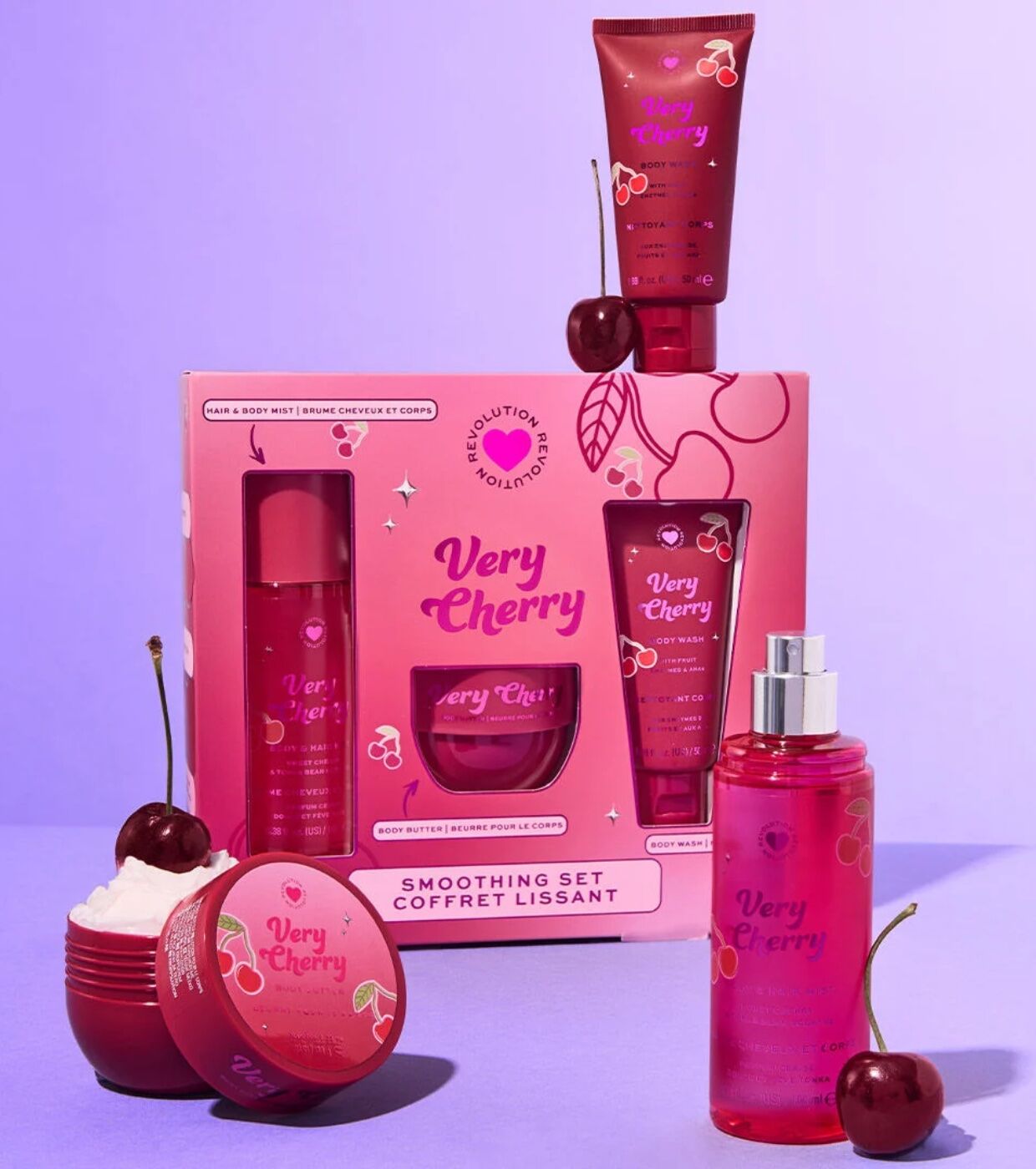Very Cherry Bath & Body Gift Set
