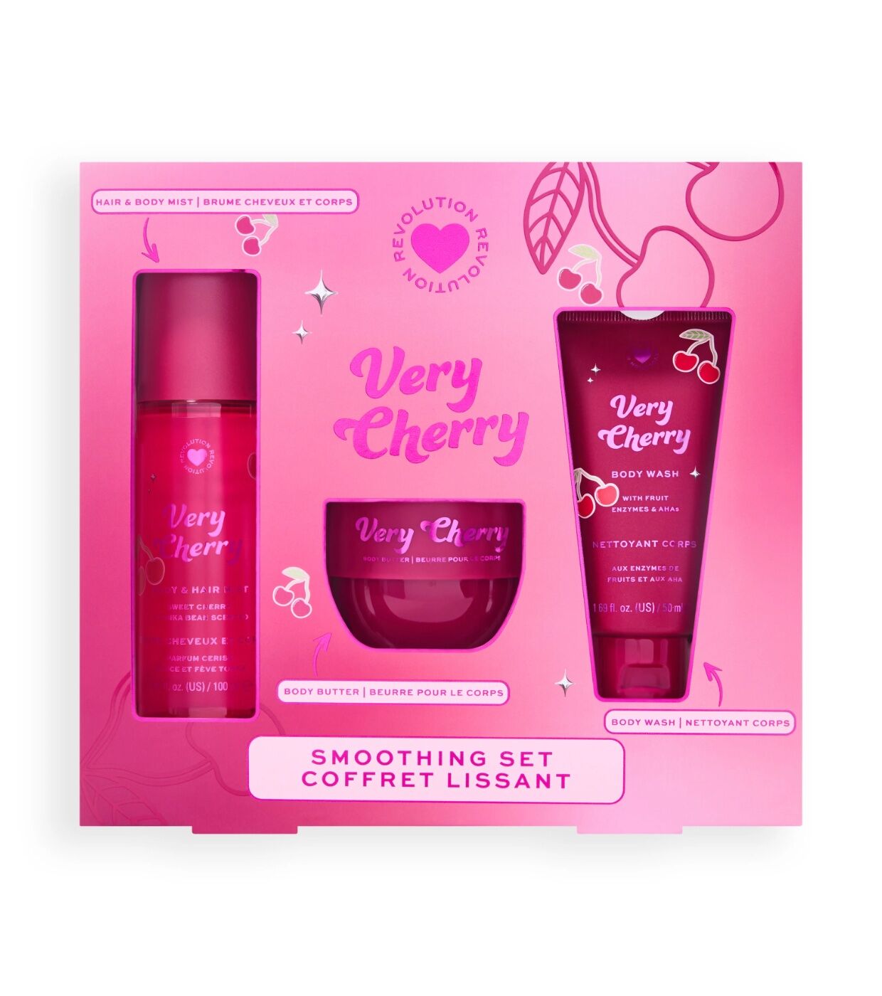 Revolution Very Cherry Bath & Body Gift Set thumbnail 3