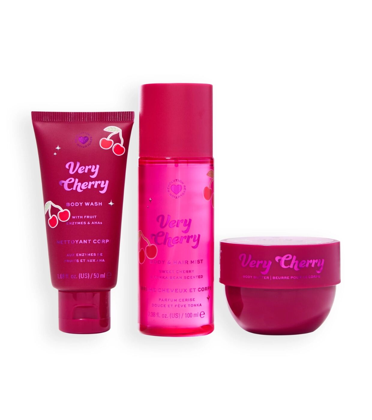 Revolution Very Cherry Bath & Body Gift Set thumbnail 4