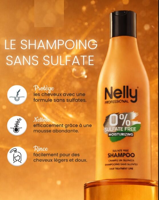 Shampoing Sans Sulfate & Masque A La Kératine & Huile D'argane