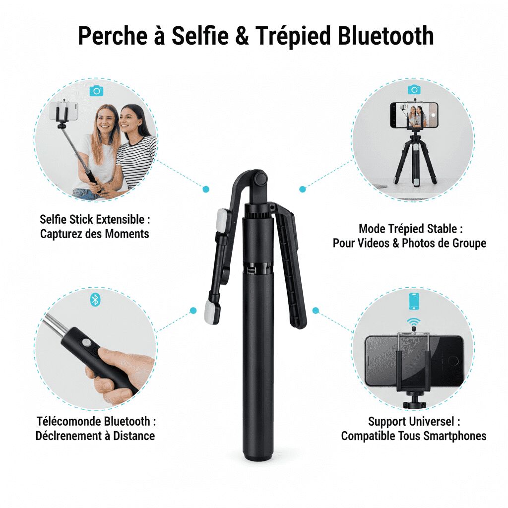 Perche Selfie Multifonction R16d thumbnail 3