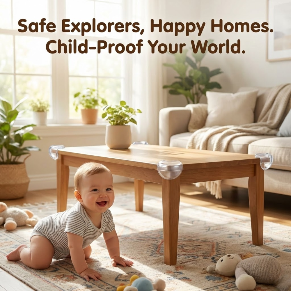 Lot De 10 Protections D'angles En Silicone Transparent – Securite Bebe Et Enfant thumbnail 3