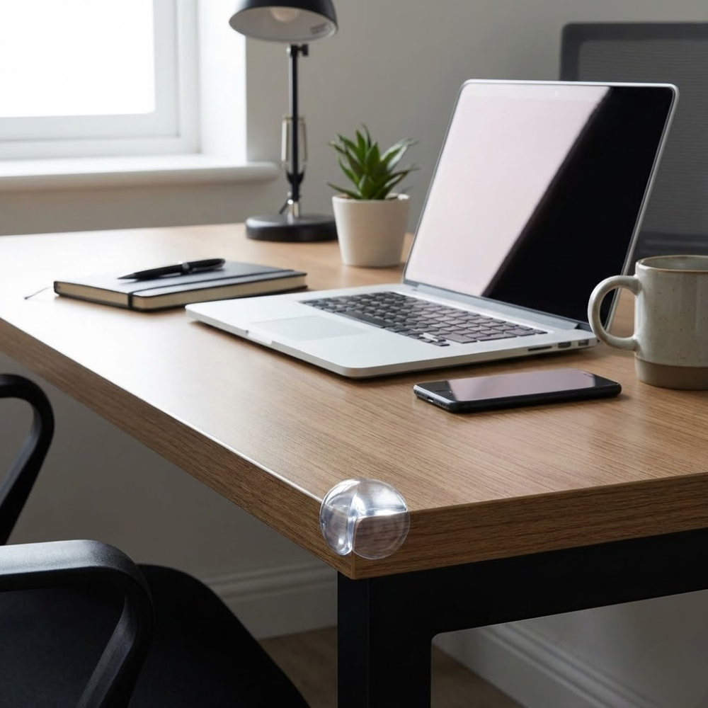 Lot De 10 Protections D'angles En Silicone Transparent – Securite Bebe Et Enfant thumbnail 5