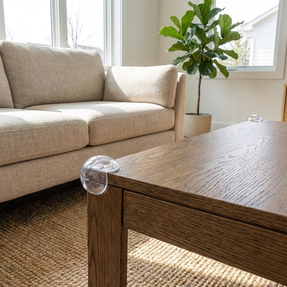 Lot De 10 Protections D'angles En Silicone Transparent – Securite Bebe Et Enfant thumbnail 6