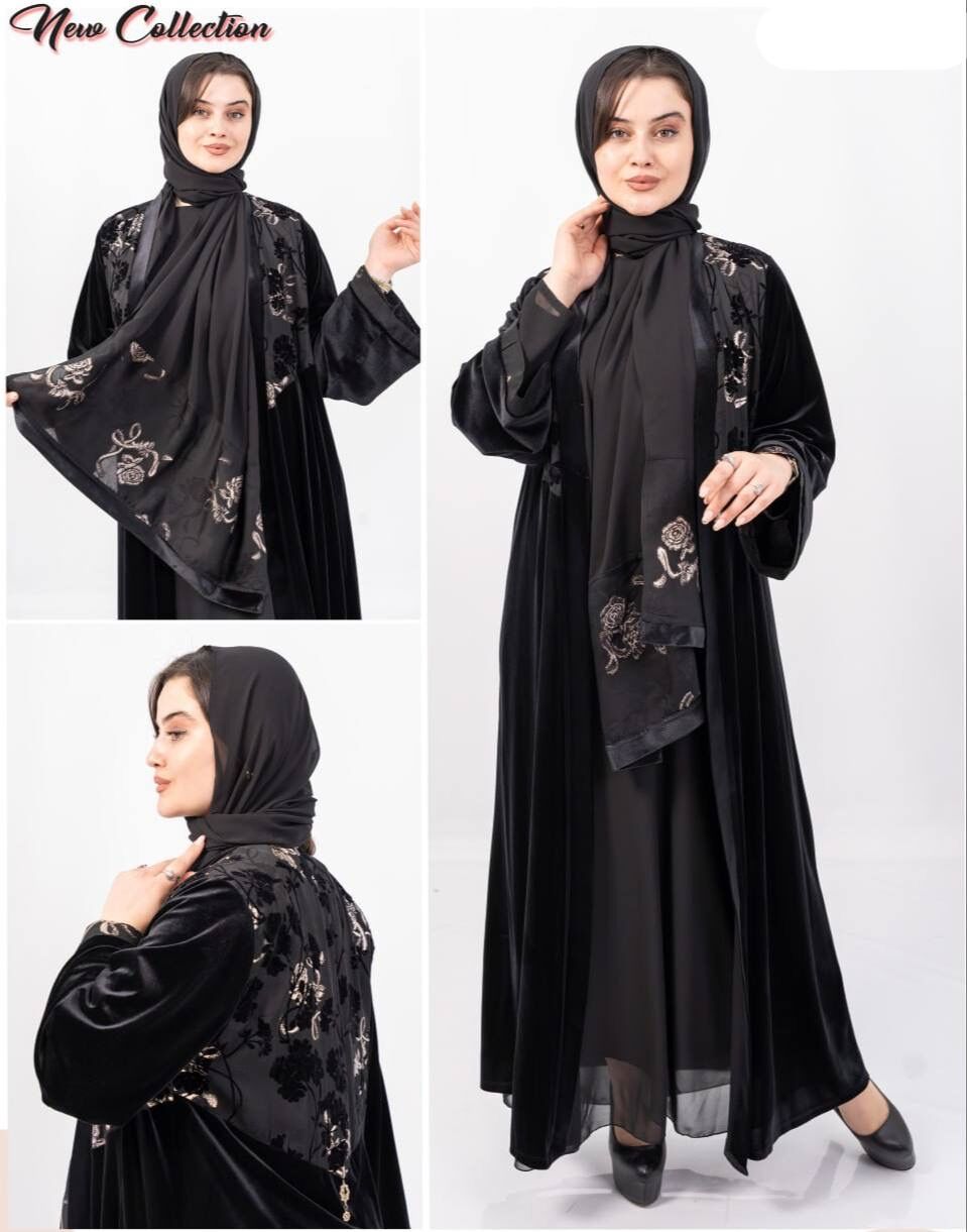Abaya De Luxe 3 Pcs
