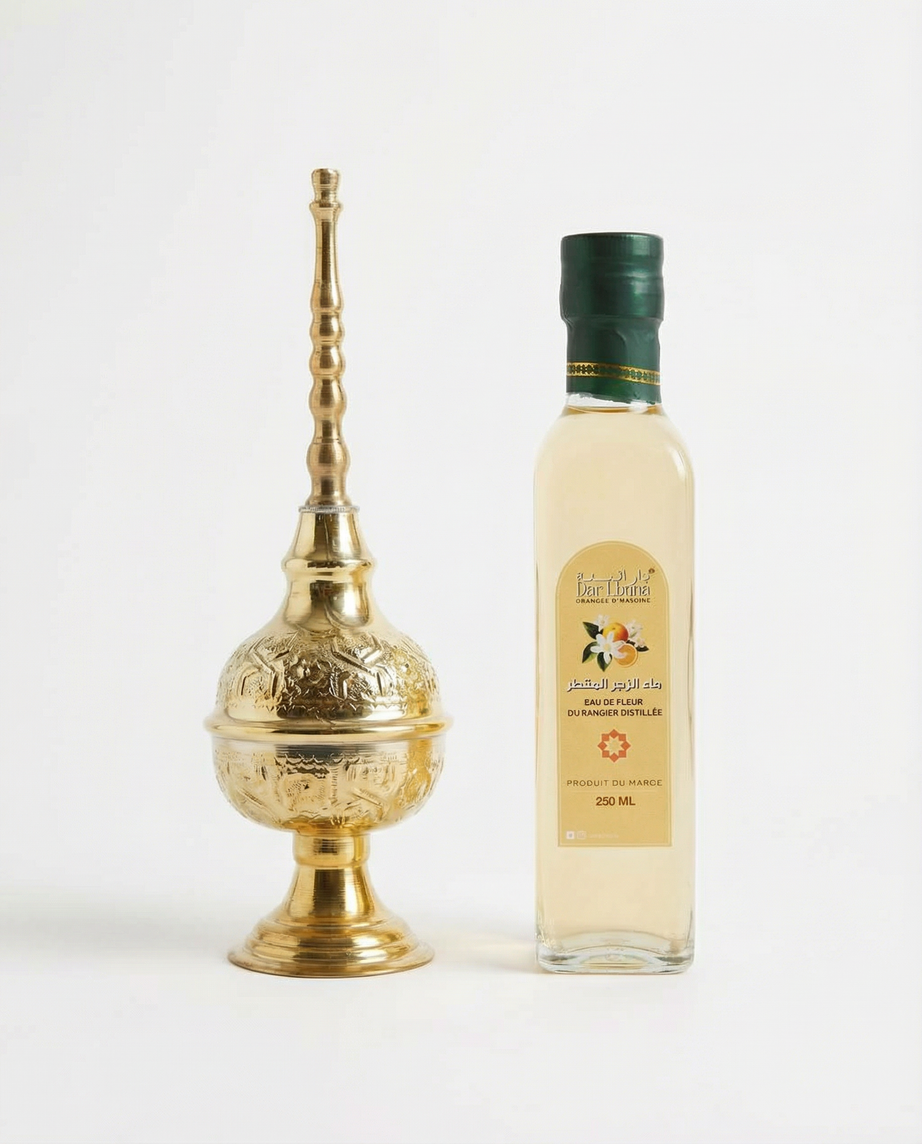 Mricha Artisanale En Cuivre + Eau De Fleur D’oranger – 250 Ml Offerte