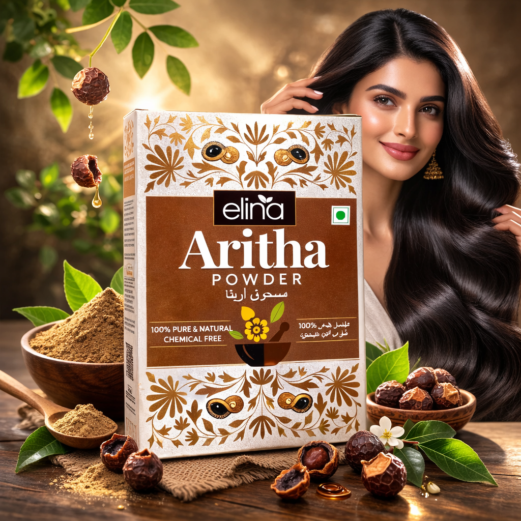 Aritha Powder – Poudre Naturelle De Reetha Pour Cheveux 100% Pure