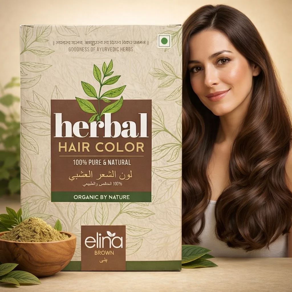 Coloration Végétale Cheveux Marron 100% Naturelle