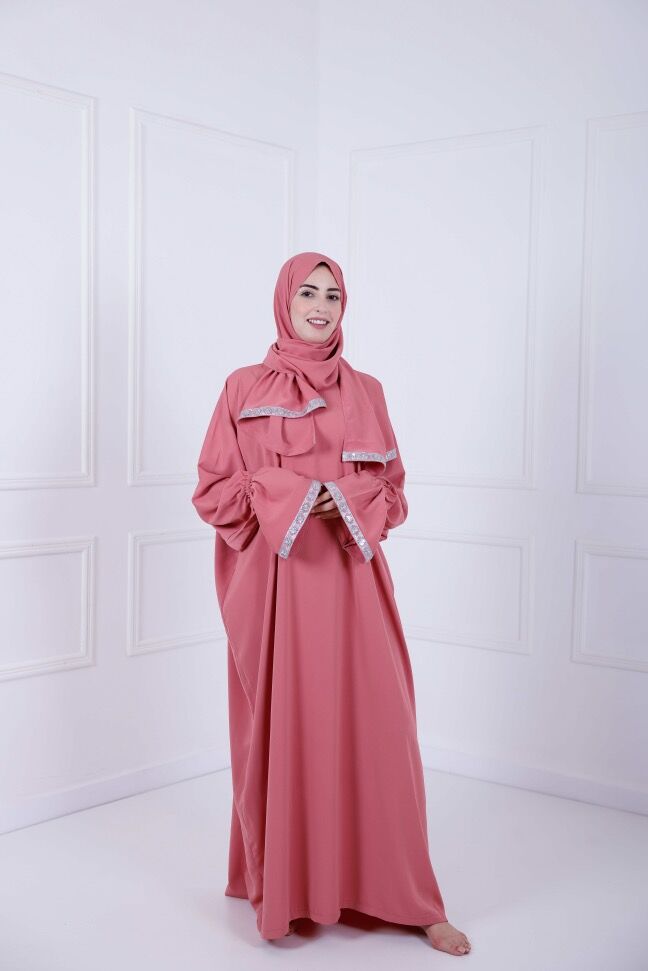 Abaya De Prière-rose Poudré