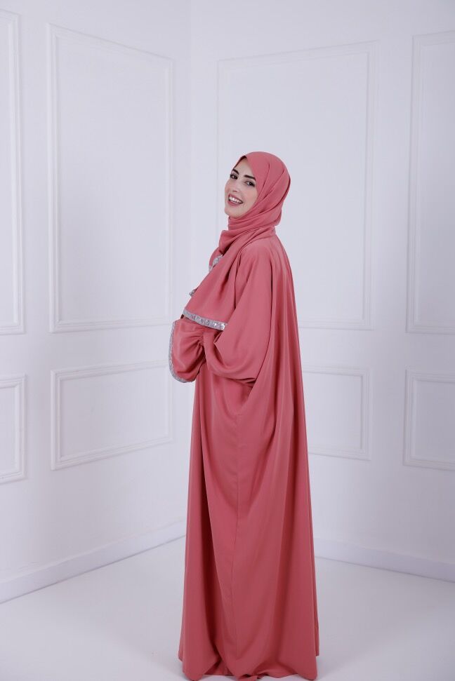 Abaya De Prière-rose Poudré