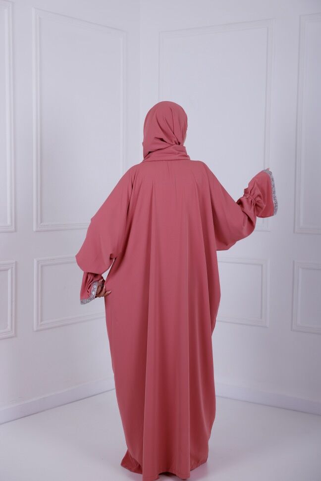 Abaya De Prière-rose Poudré thumbnail 3