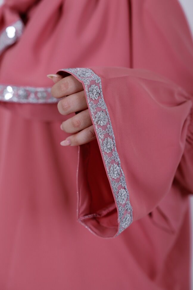 Abaya De Prière-rose Poudré thumbnail 5