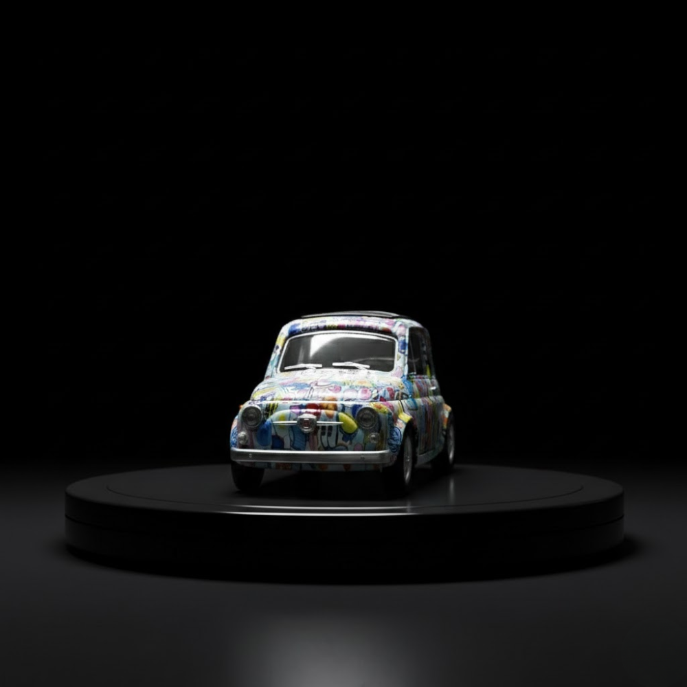 Mini Voiture Vintage Graffiti – Édition Spéciale thumbnail 4