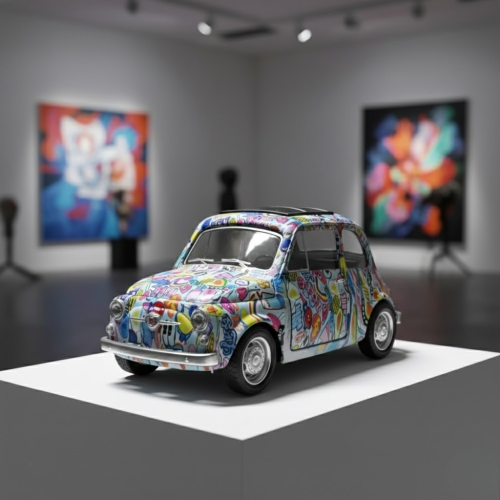 Mini Voiture Vintage Graffiti – Édition Spéciale thumbnail 5
