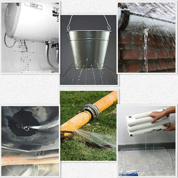 Kit De Réparation Métallique 2 En 1 - Soudure À Froid Résistante À La Chaleur thumbnail 5