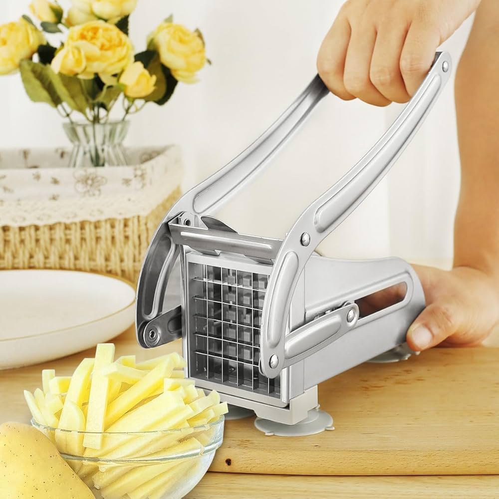 Chipper De Pomme De Terre & Coupe-frites En Acier Inoxydable
