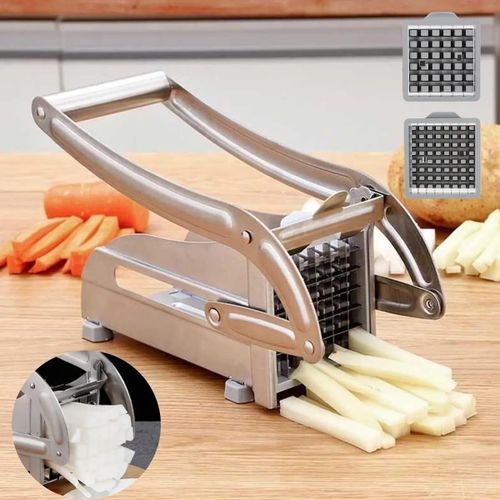 Chipper De Pomme De Terre & Coupe-frites En Acier Inoxydable thumbnail 3