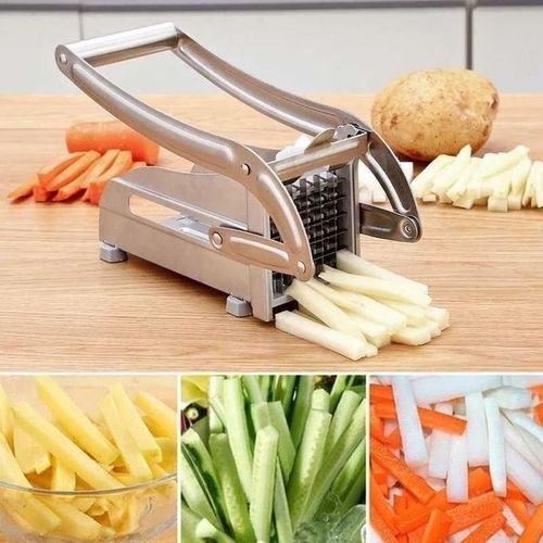 Chipper De Pomme De Terre & Coupe-frites En Acier Inoxydable thumbnail 4