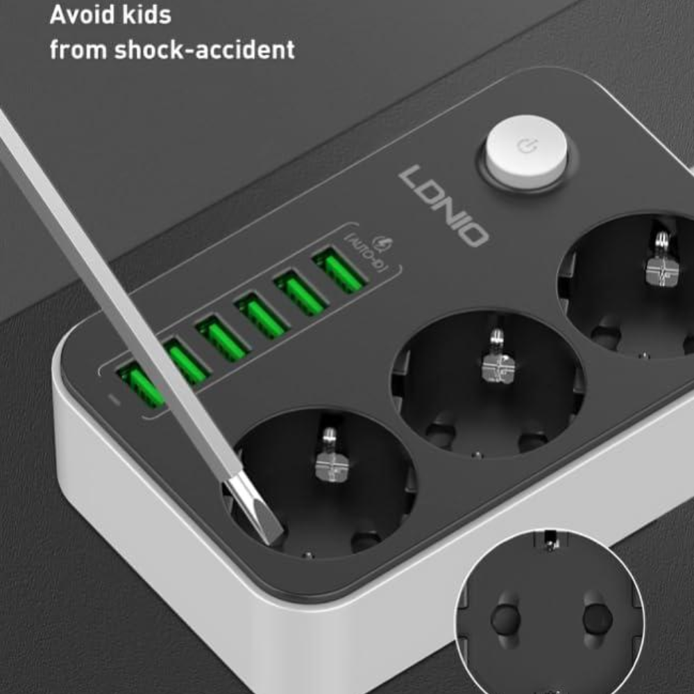 Rallonge Multiprise – Puissance, Sécurité + Adaptateur Usb Otg Gratuit thumbnail 3