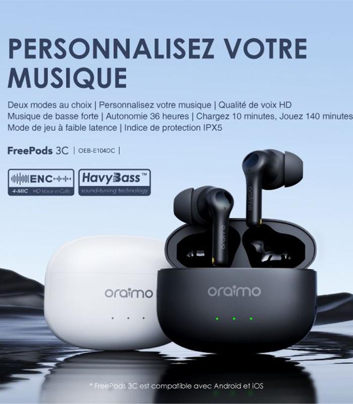Ecouteur Bluetooth Freepods 3c