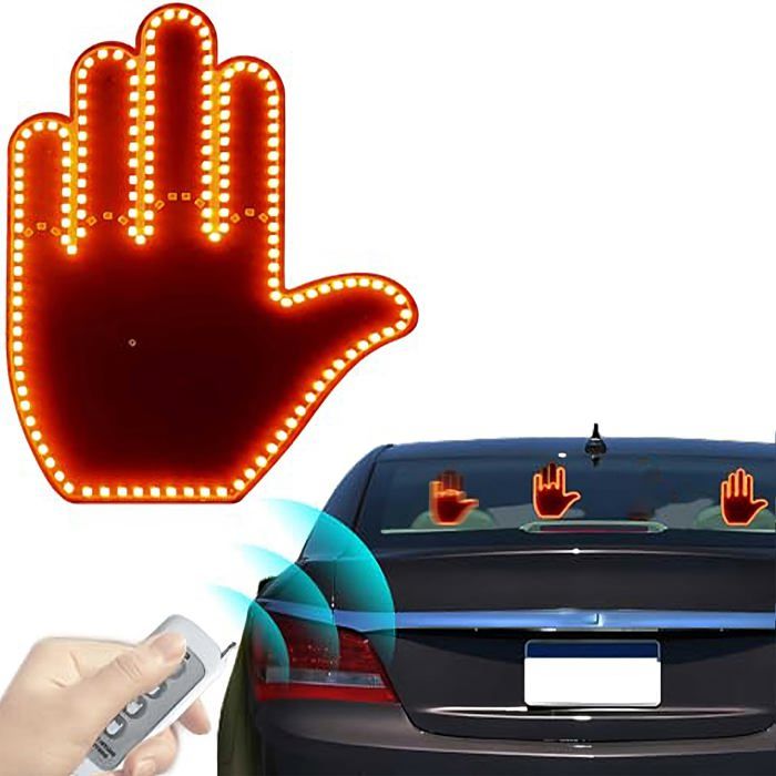 Lumière De Geste Amusante 3 Led Pour Voiture
