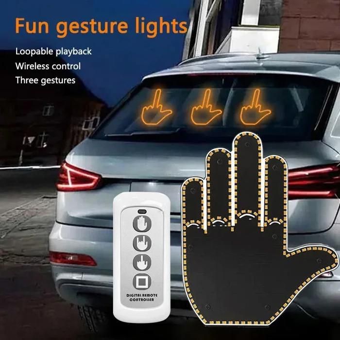 Lumière De Geste Amusante 3 Led Pour Voiture