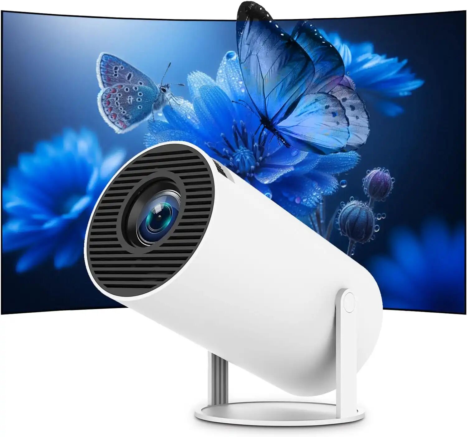Vidéoprojecteur Full Hd 1080p, Wifi, Vga, Hdmi, Av Et Usb, Parfait Pour Le Home Cinéma