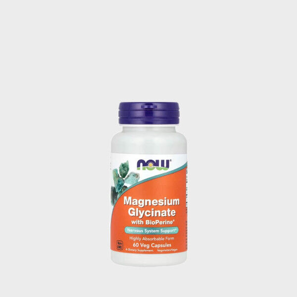 Magnésium Glycinate Avec Bioperine 60 Capsules