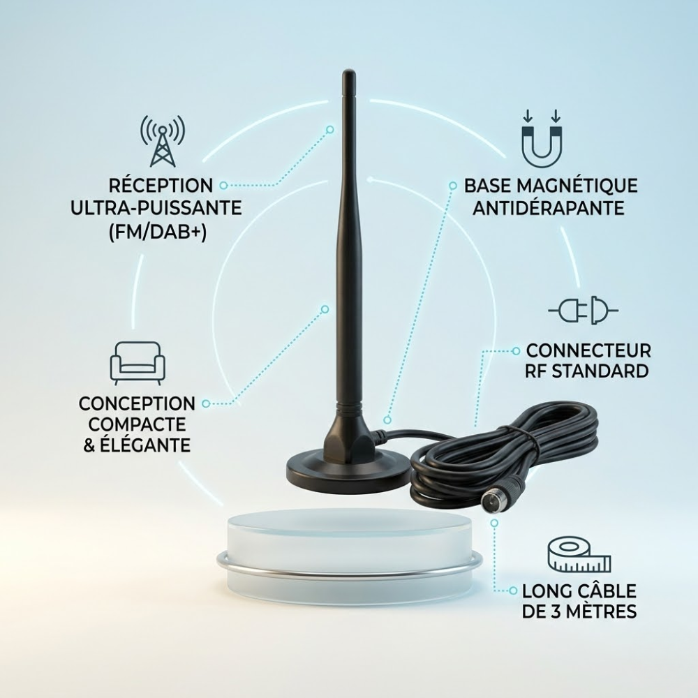 Antenne Interieure Tv Numerique Hd