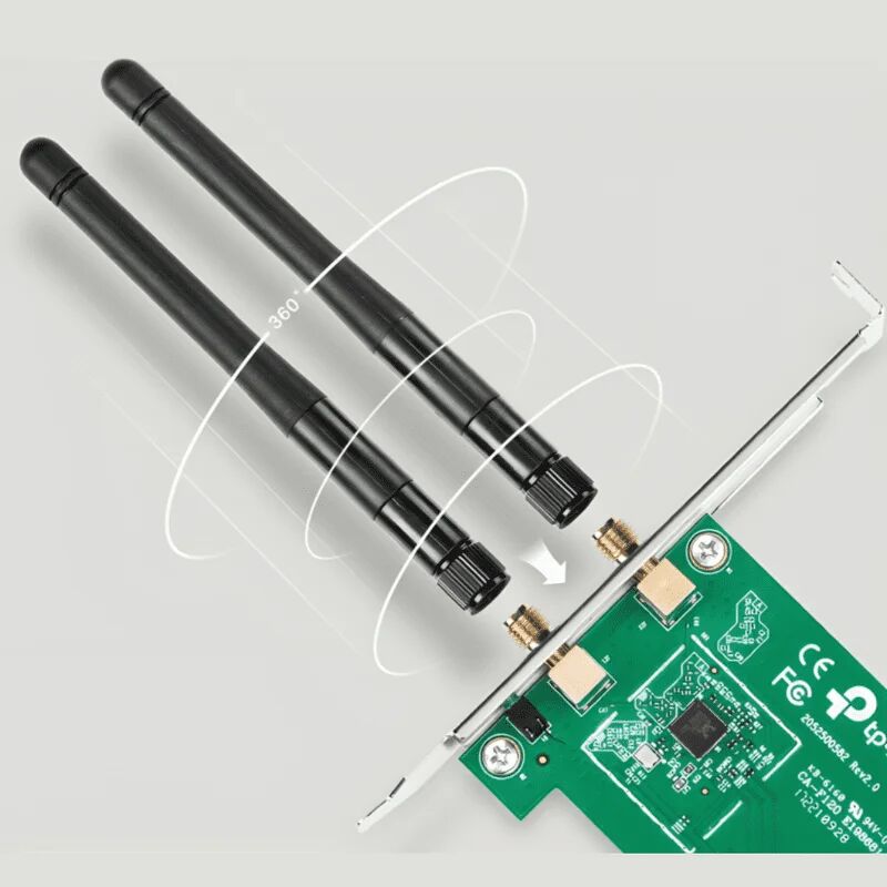 Adaptateur Tp-link Tl-wn881nd Pci Express Wi-fi N 300mbps Avec Équerre Low Profile thumbnail 2